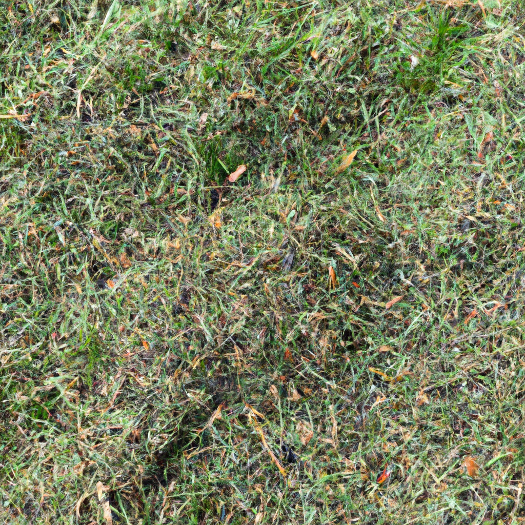 Mulch-maaien met fijne grasdeeltjes die terug in het gazon vallen